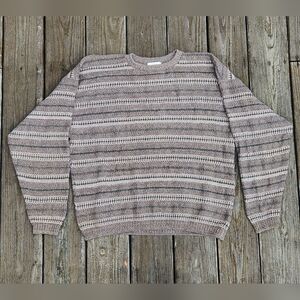 Vintage 90s Knightsbridge Striped Dweater